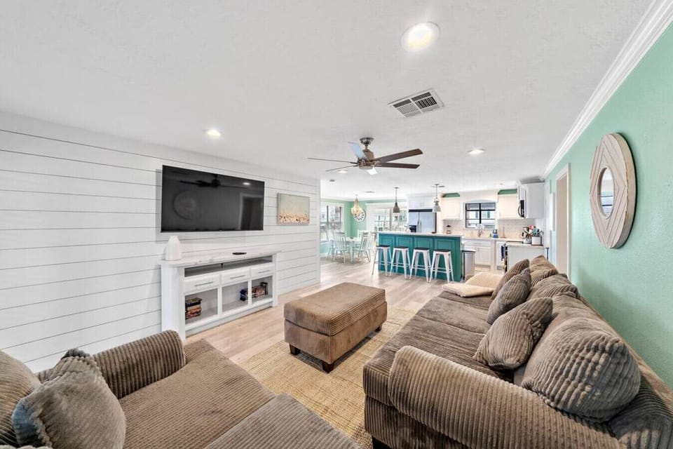 This is the main living room area of the home