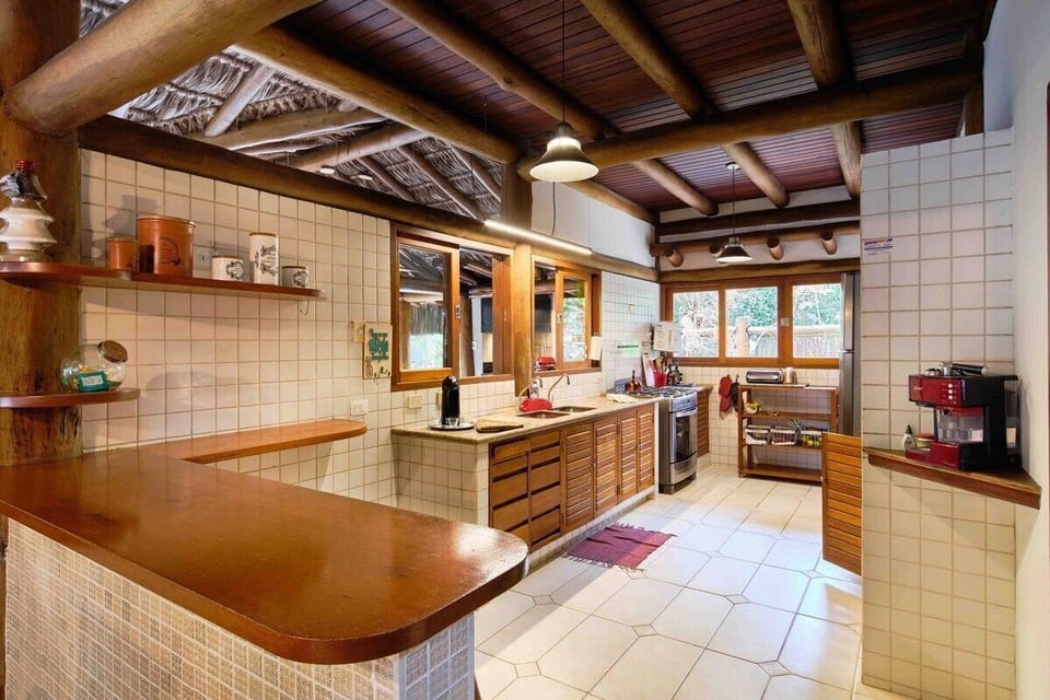 Villa | Private kitchen | Full-size fridge, microwave, oven, toaster