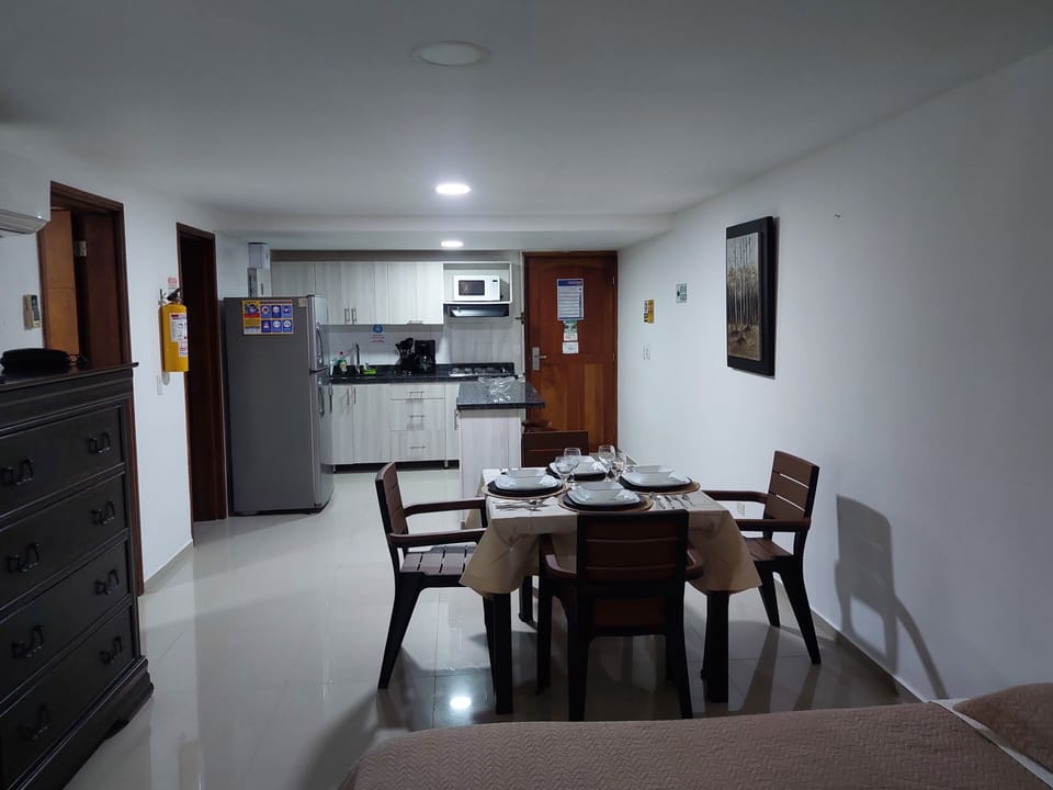 Apartment | Living area | 43-inch flat-screen TV with digital channels