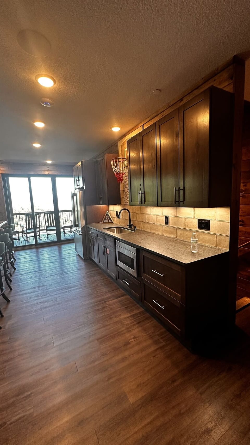 Sports Bar with kitchenette for snacks and beverages