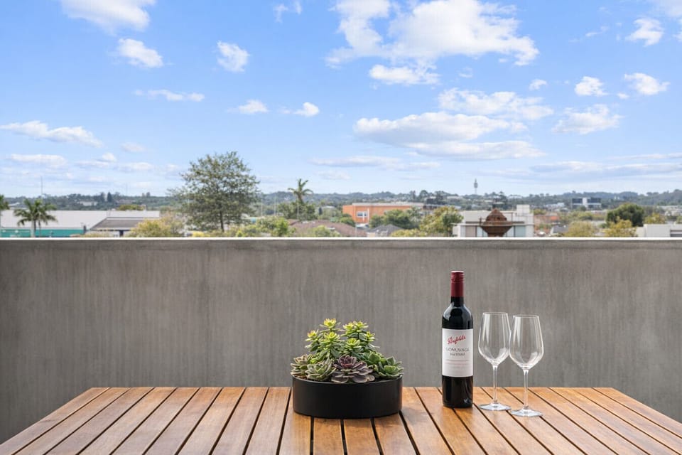 Enjoy a drink on your private balcony