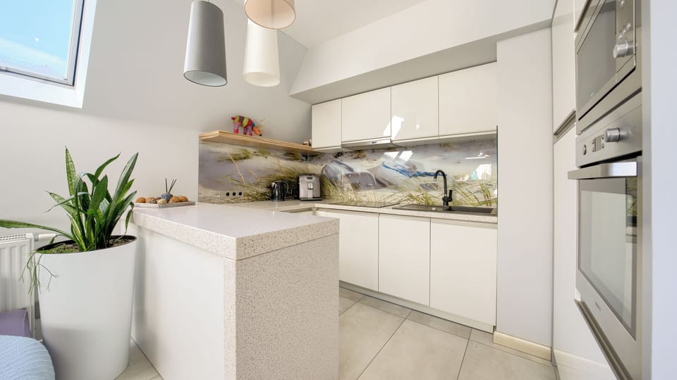 Apartment (15) | Private kitchen | Fridge, microwave, stovetop, dishwasher