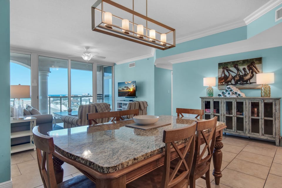 Dining and living room