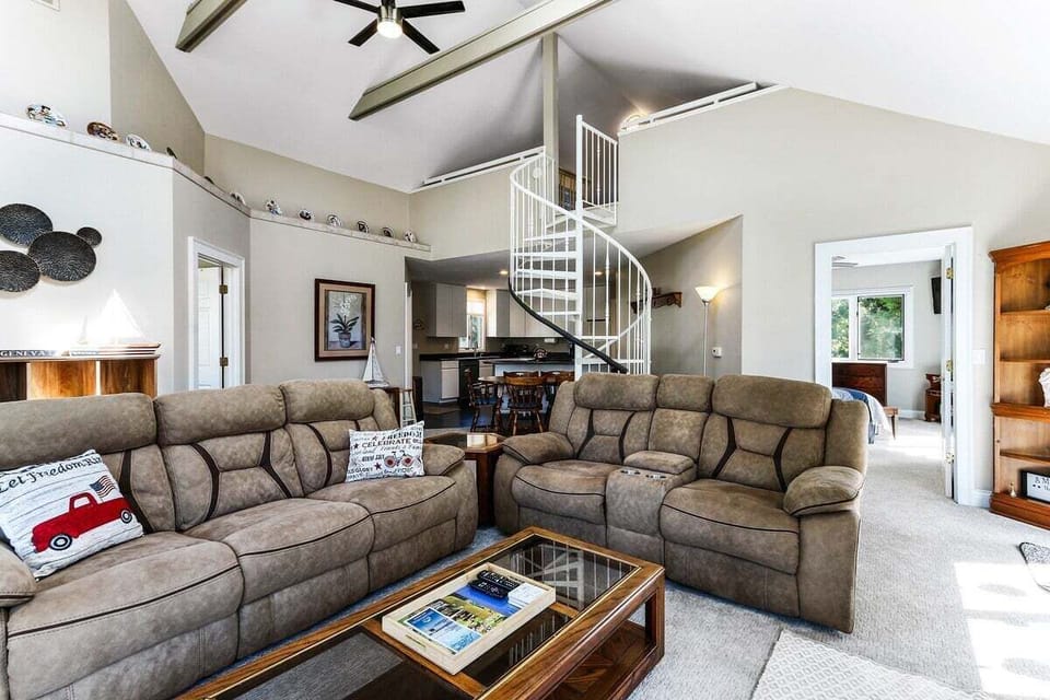 Living Room open to kitchen