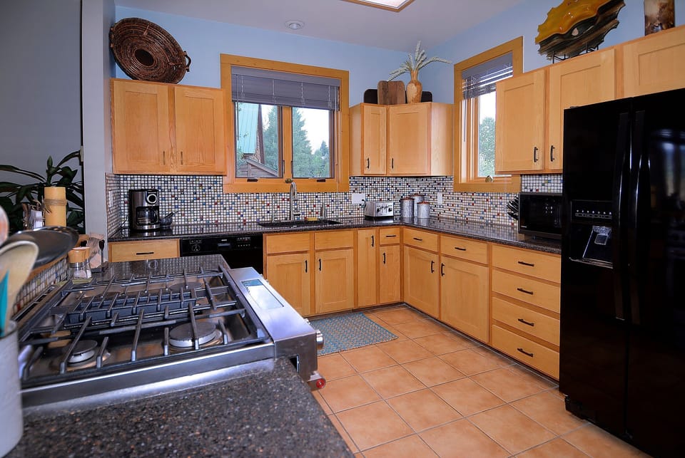 Well stocked kitchen