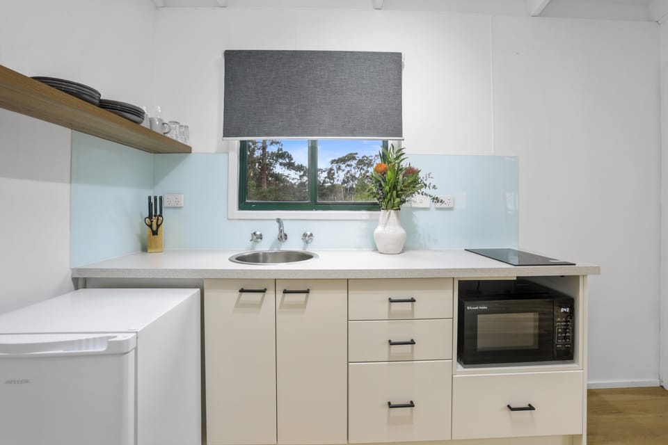Family Cabin, 2 Bedrooms, Kitchenette | Private kitchen | Shared fridge, cookware/dishes/utensils