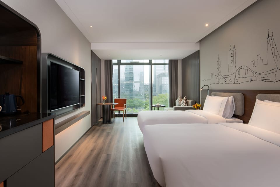 Superior Room, 2 Double Beds | Down comforters, in-room safe, blackout drapes, free WiFi