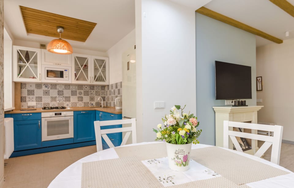 Basic Apartment | Private kitchen | Full-size fridge, microwave, oven, stovetop