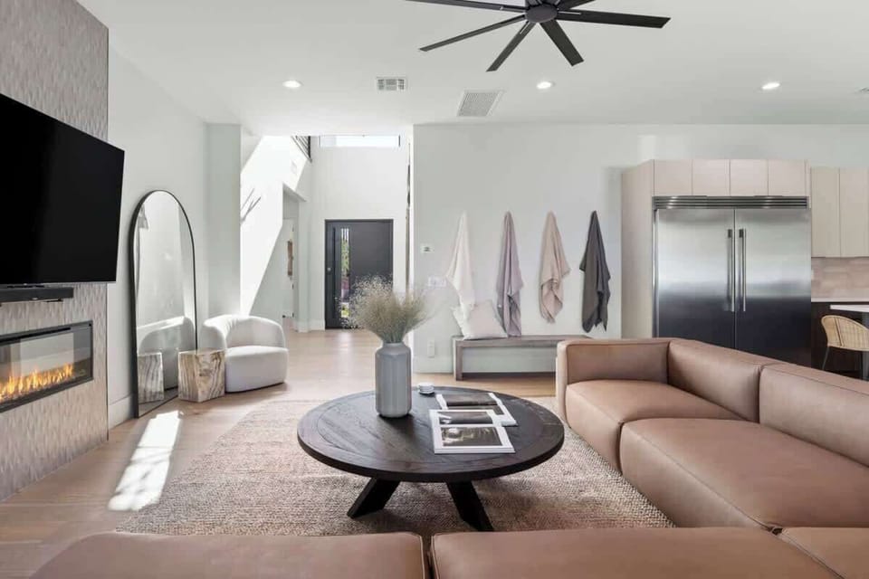 The Ultimate Lounge: Grand Open Layout Living Room, Your Stylish Haven