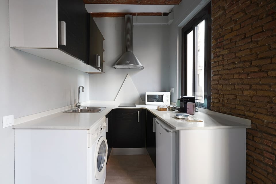 1 Bedroom Apartment with Sofa Bed | Private kitchen | Espresso maker, coffee/tea maker, electric kettle