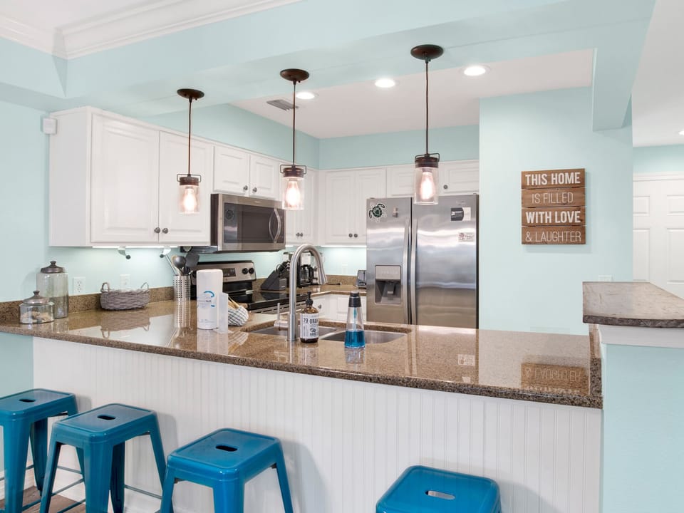 Kitchen with Bar Seating