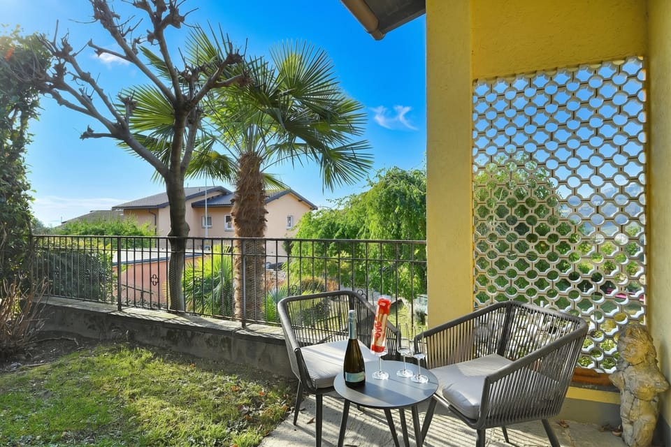 Family Villa, 3 Bedrooms, Microwave, Mountainside (Ca' Lidia - Lugano Villa with Garden) | Terrace/patio