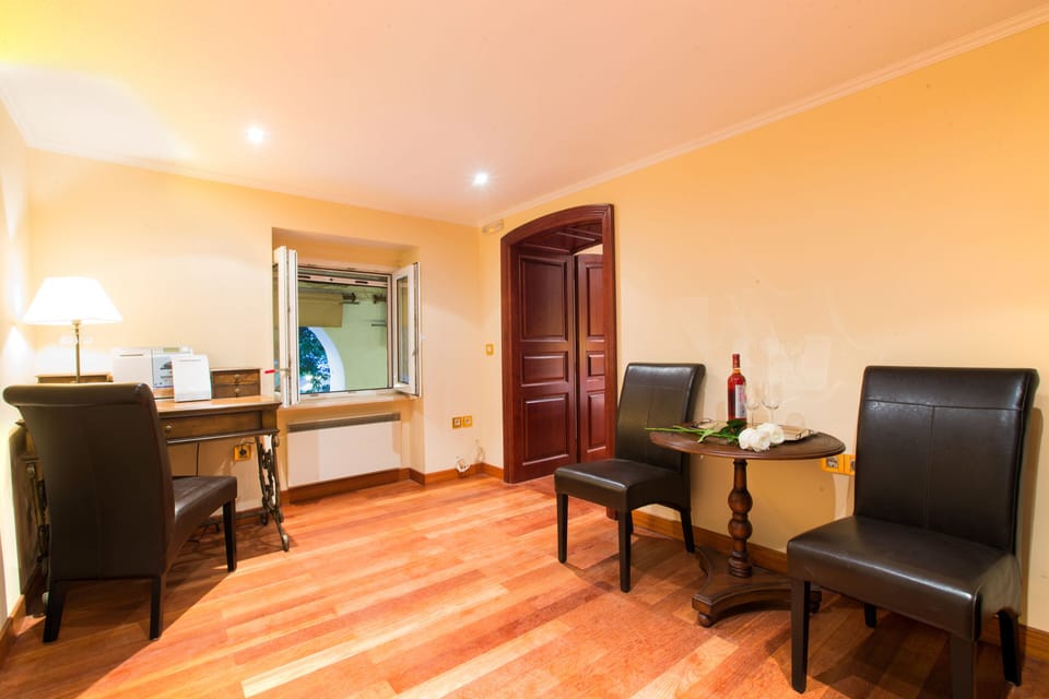 Classic Apartment | Living area | 42-inch plasma TV with cable channels