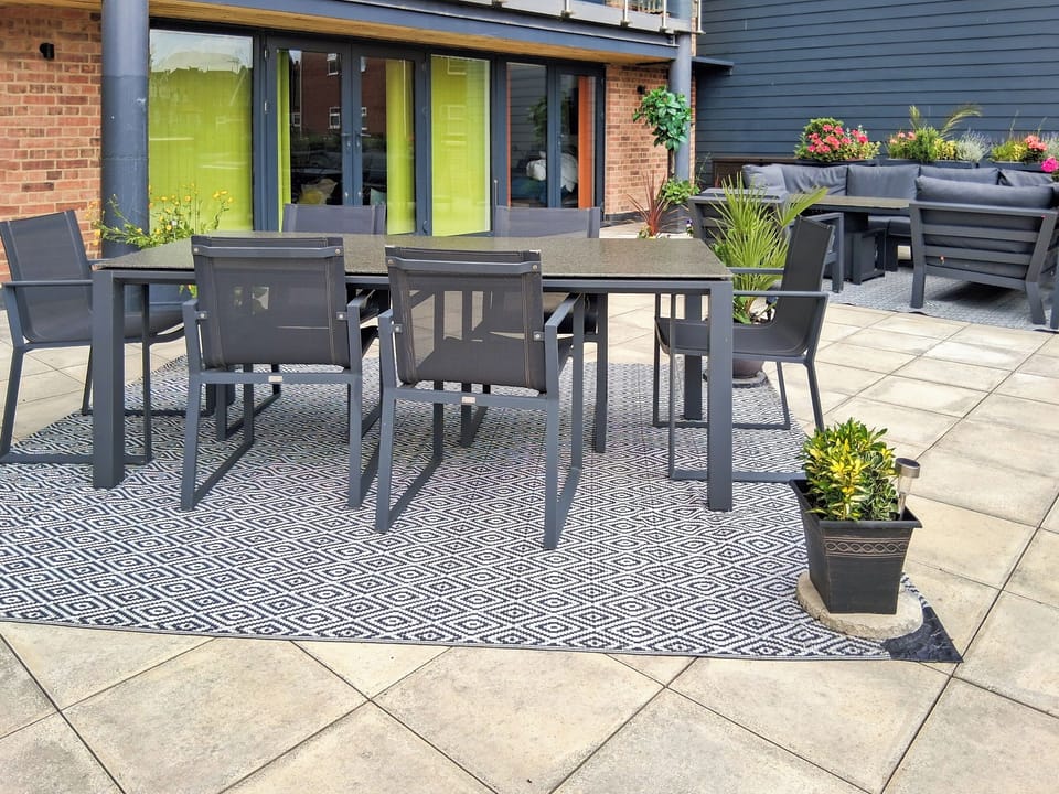 Outdoor eating area | South Terrace, Sheringham