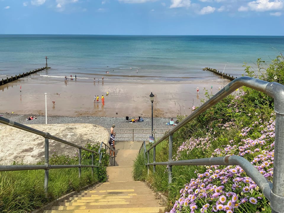 Access to beach opposite apartments | South Terrace, Sheringham