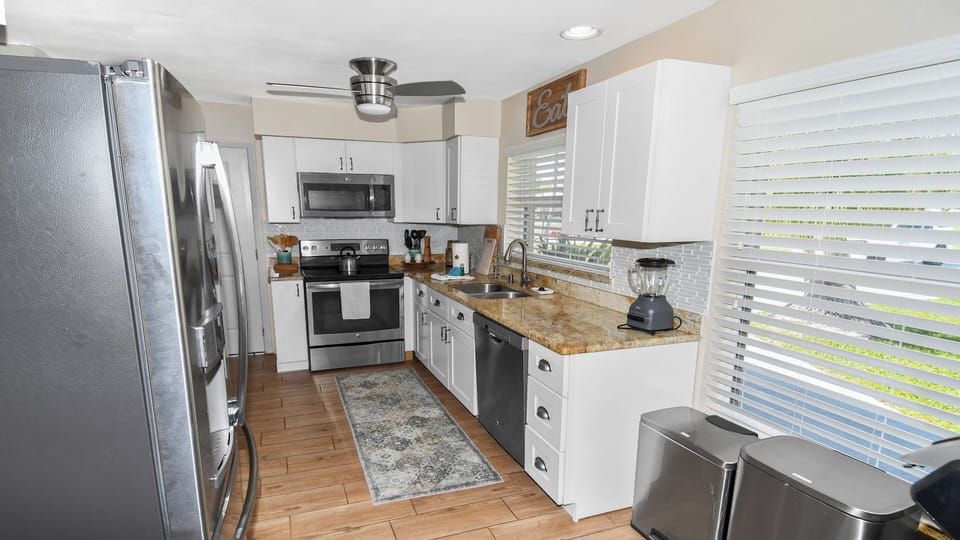The kitchen - spacious and comfortable