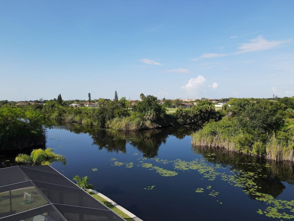 Surrounded by water and untouched nature 