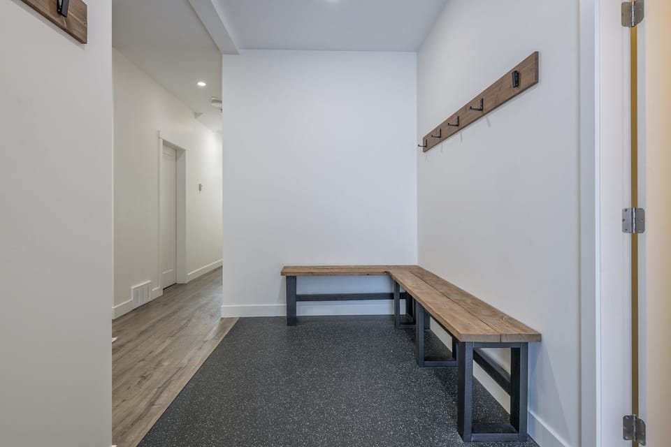 Large Ski Room with Enough Space for all of your Gear 