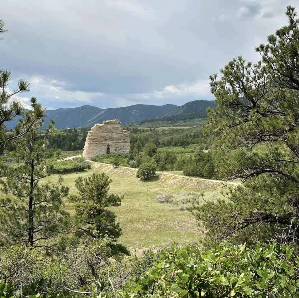 Monument Rock hike just 3 minute drive away