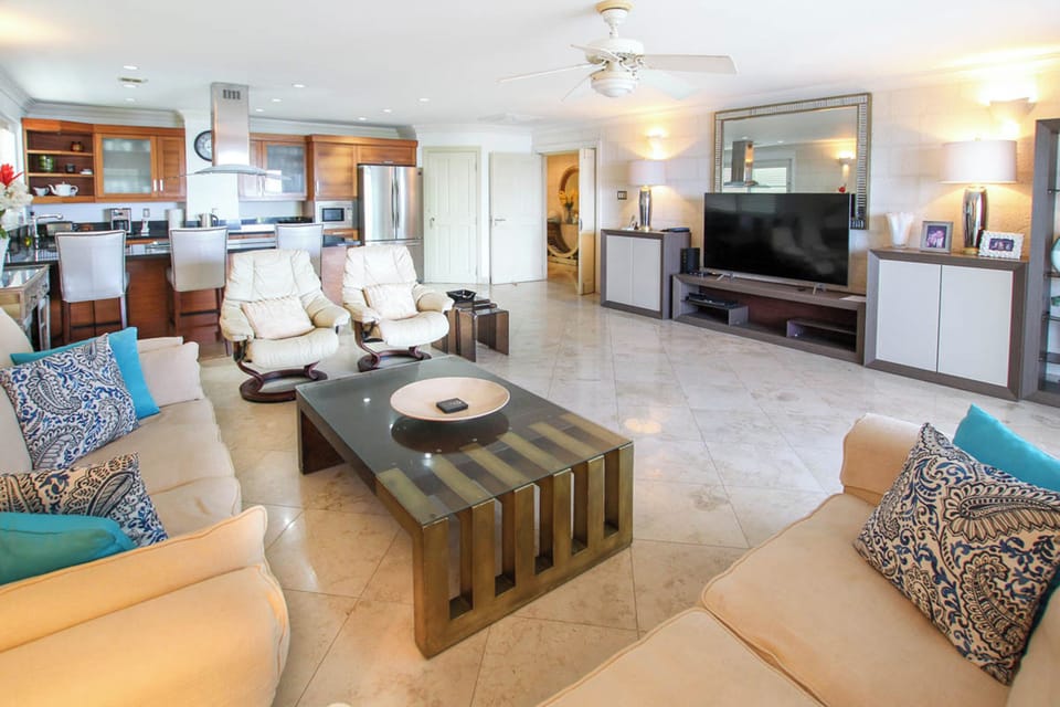 Huge open living and kitchen area