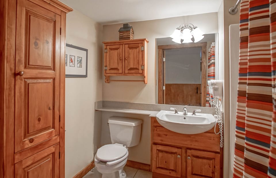 This is a full shared bathroom.