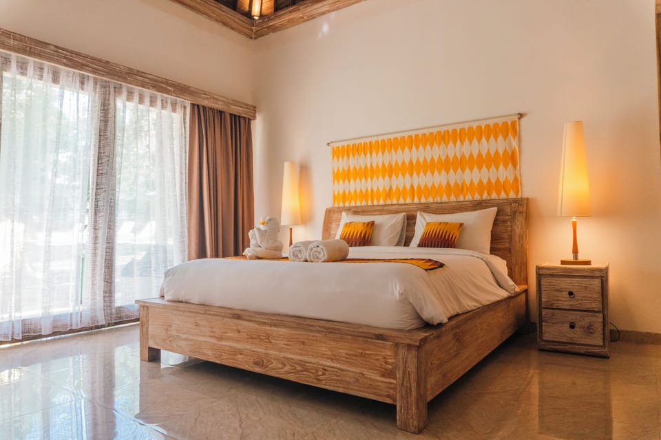 Deluxe Double Room, 1 Bedroom, Garden View | Free wired internet, bed sheets