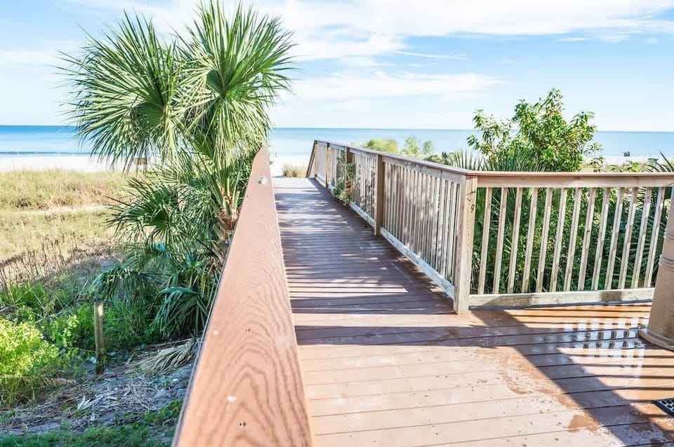 Steps from the beach