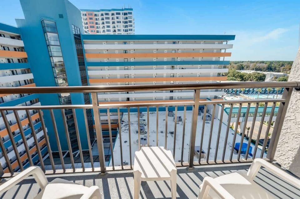 Balcony with Waterpark Views
