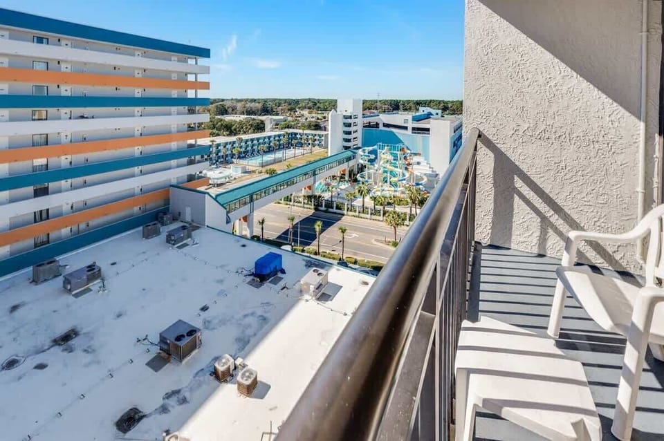 Balcony with Waterpark Views