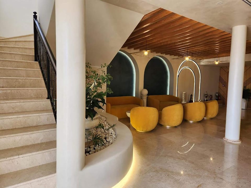 Interior entrance
