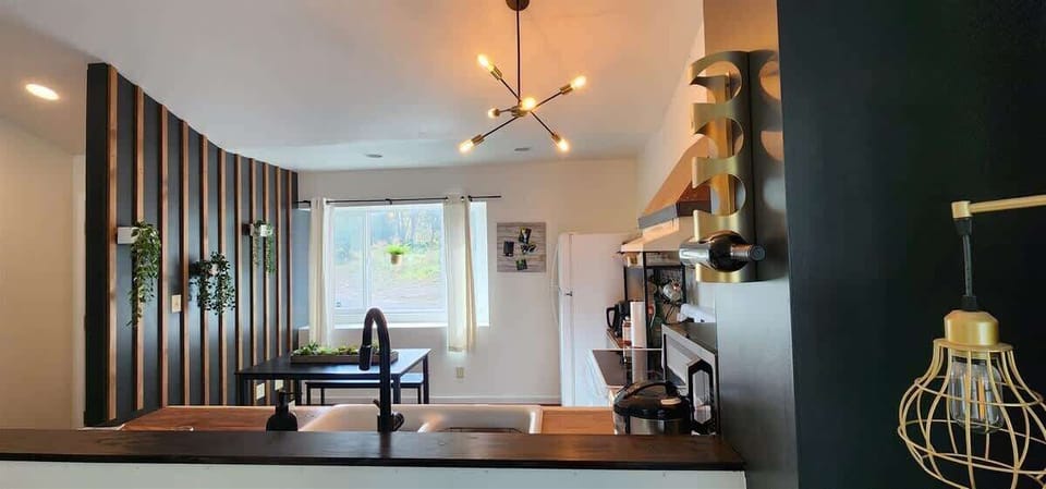 Kitchen from living room