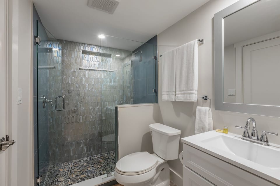 Renovated shower