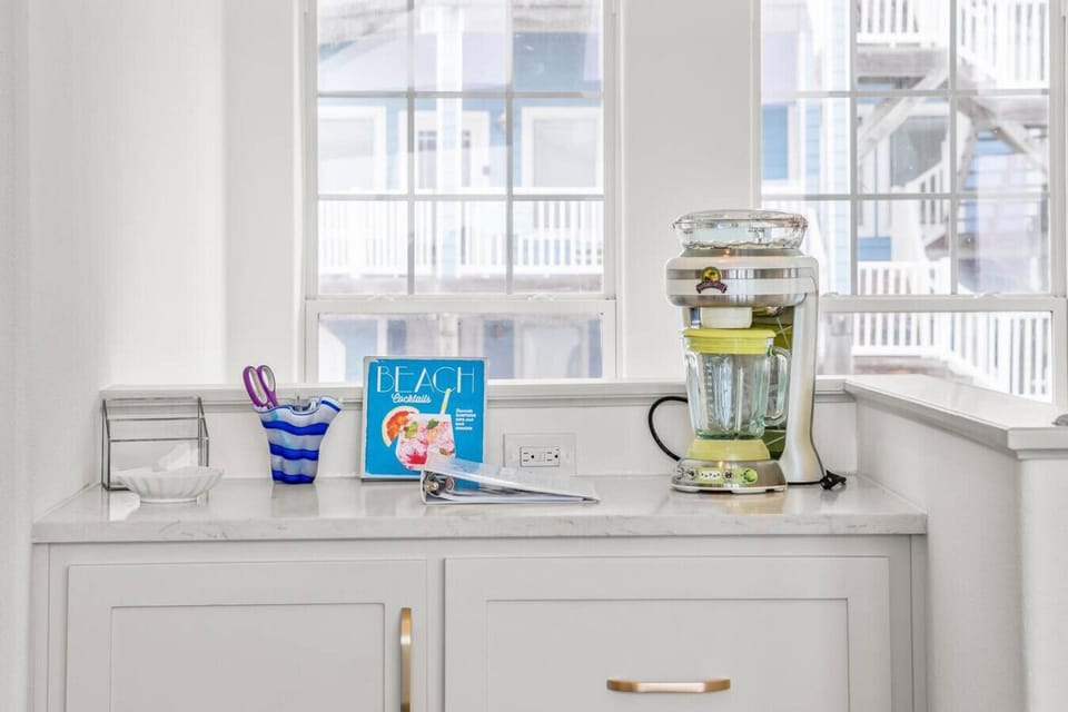 Beverage Station on the Second Floor Landing