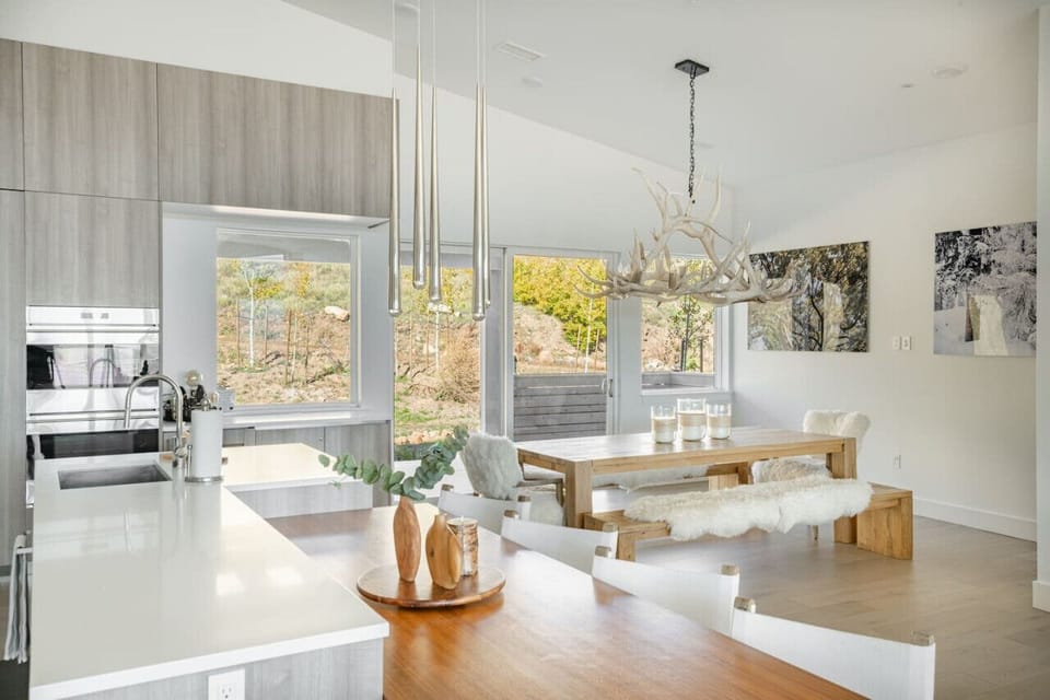 Kitchen and dining room