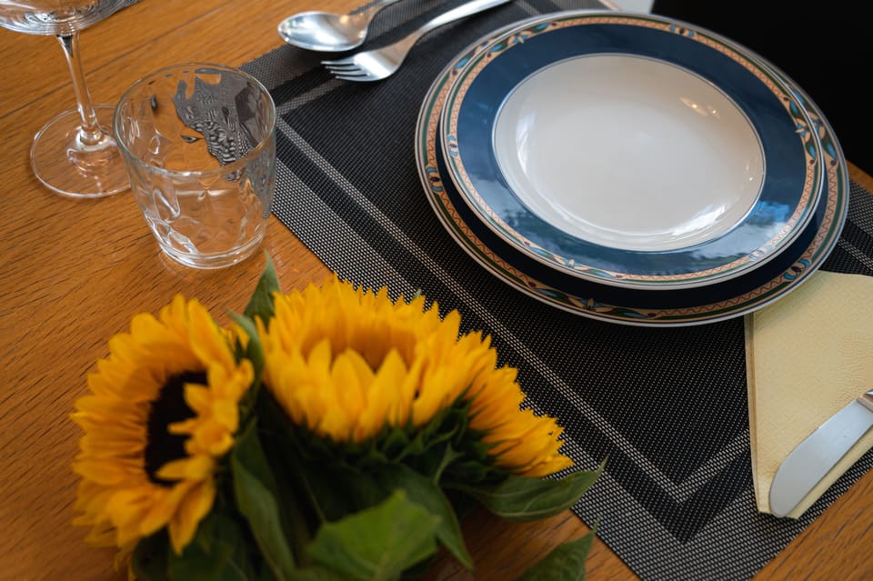 Panoramic apartment plus 150 CHF cleaning fee on top of the rate | In-room dining
