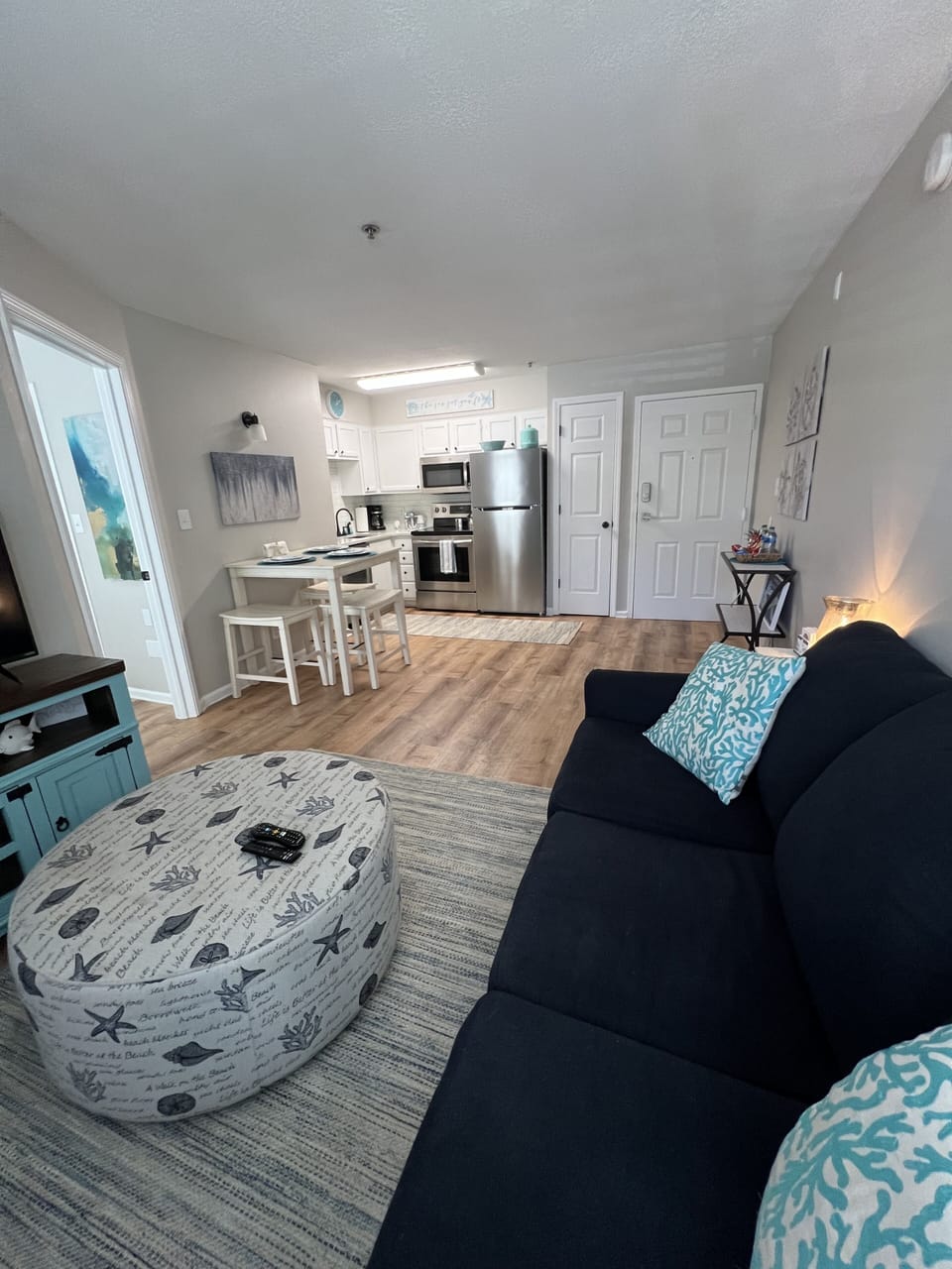 Full size sofa sleeper in living room