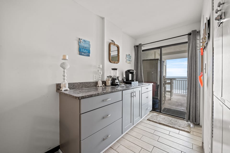 Personal touches throughout the condo will make you feel right at home.