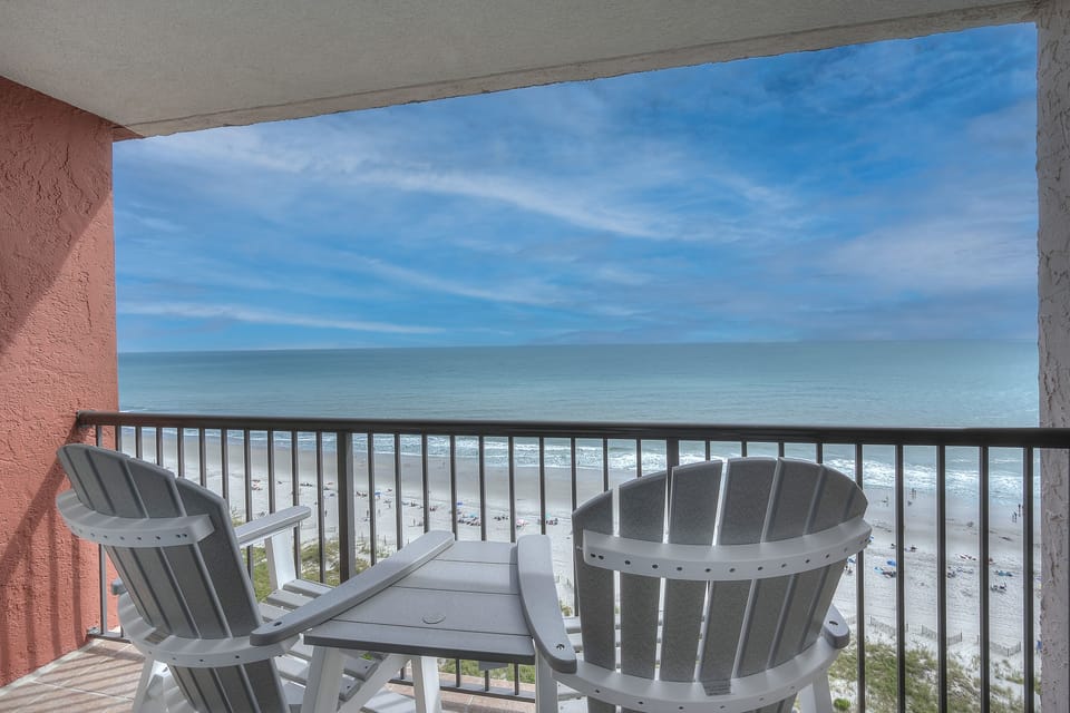 Have your morning coffee while listening to the ocean and feeling the breeze.