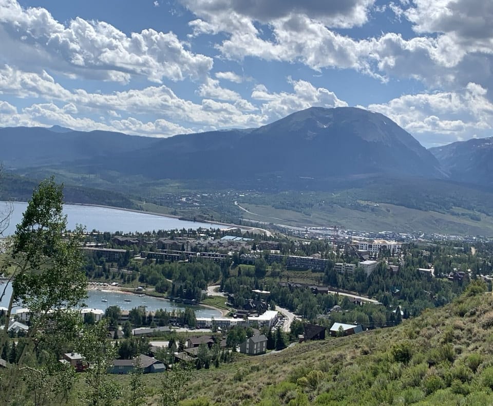 Endless options of mountain biking trails and hiking - with stunning views