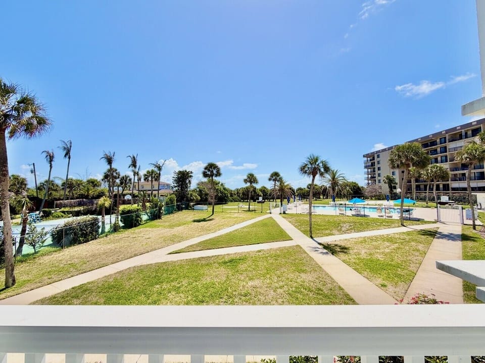 Beautiful pool and courtyard views