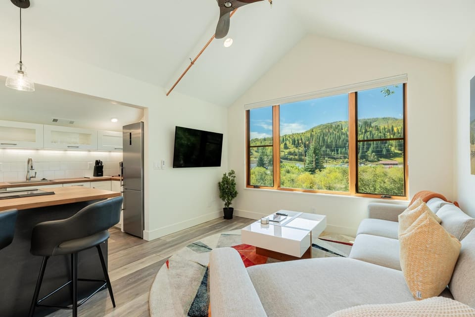 Relax with Views of the River and Howelsen Hill