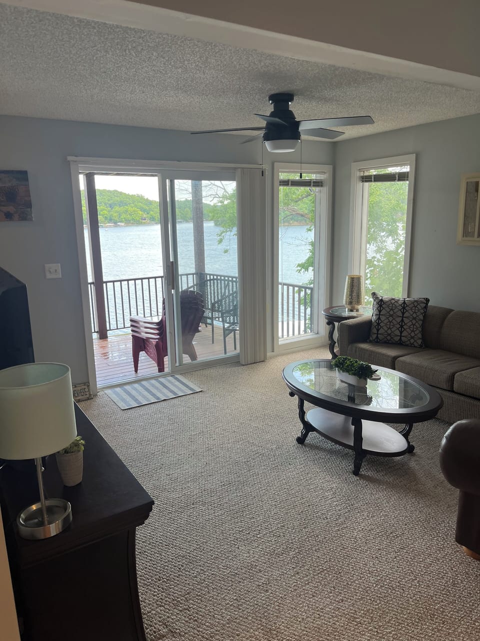 Lower level living room