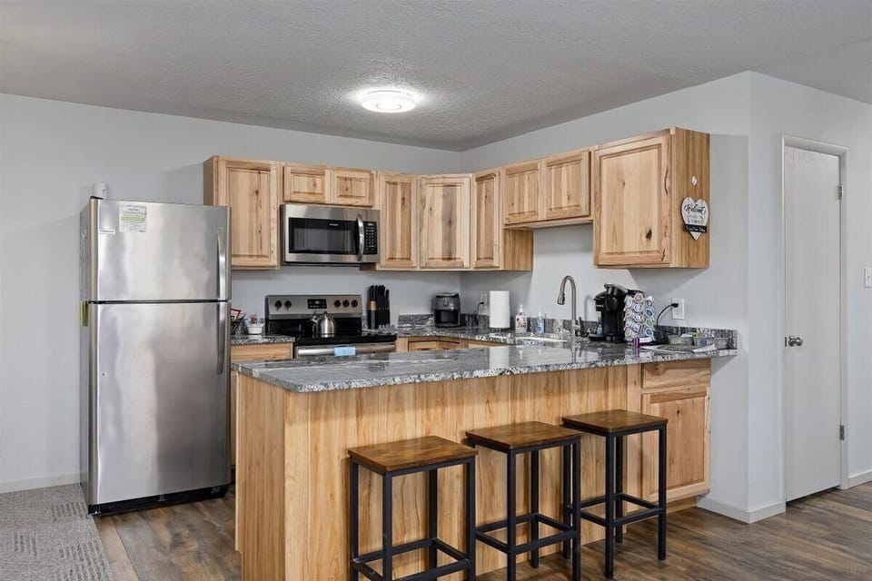 Fully stocked kitchen