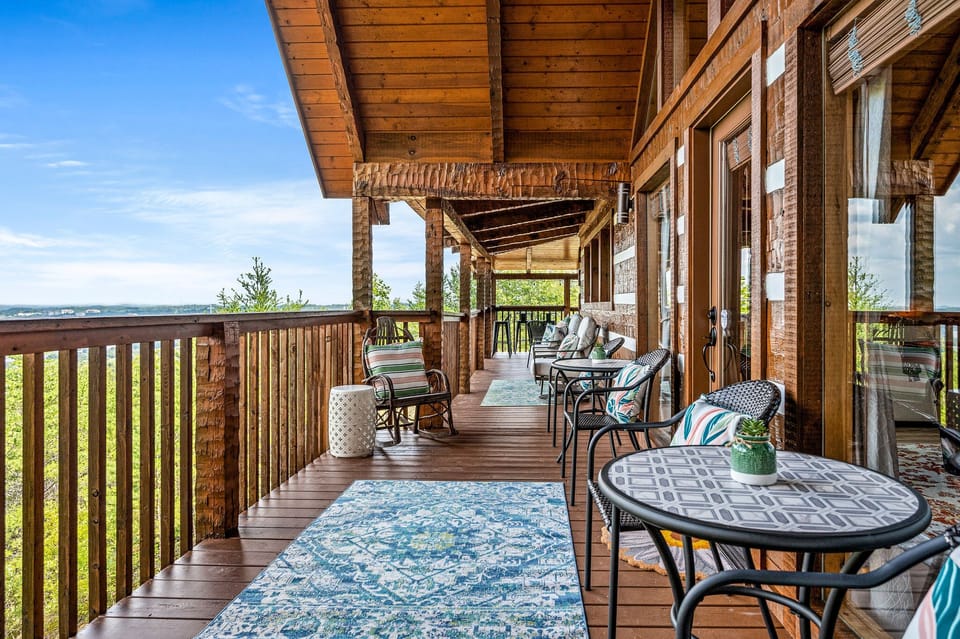 Have your morning coffee on the wraparound porch.