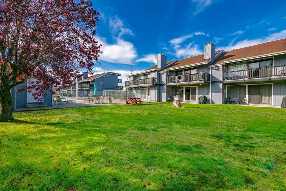 Large grass area for games