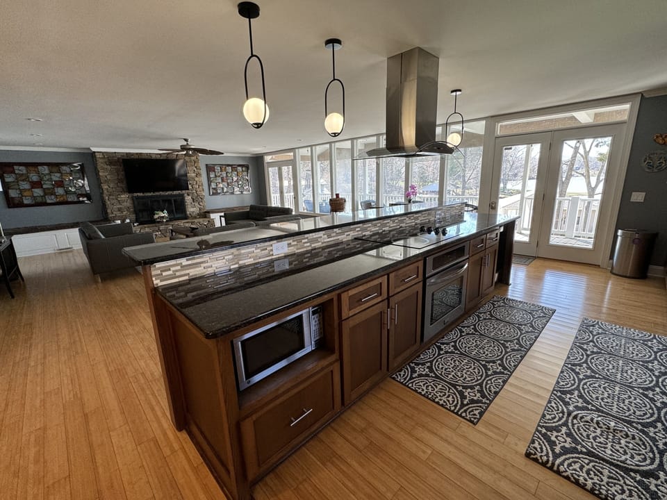 Opening floor plan