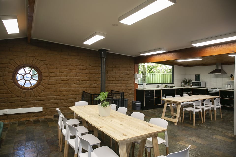 Shared fridge, electric kettle