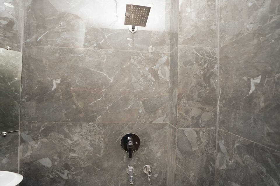 Deluxe Room | Bathroom | Separate tub and shower, rainfall showerhead, free toiletries, towels