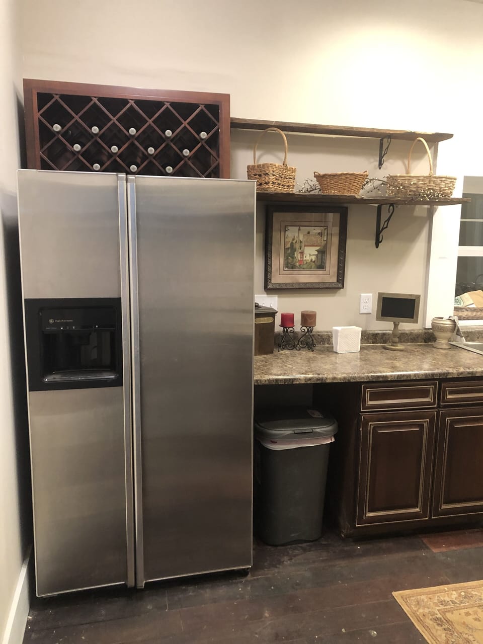 Shared fridge, microwave