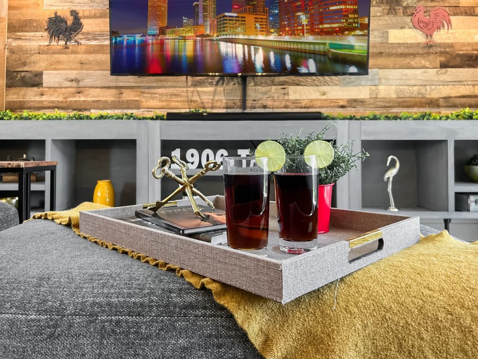 Pour a drink, kick your feet back, and get comfy!